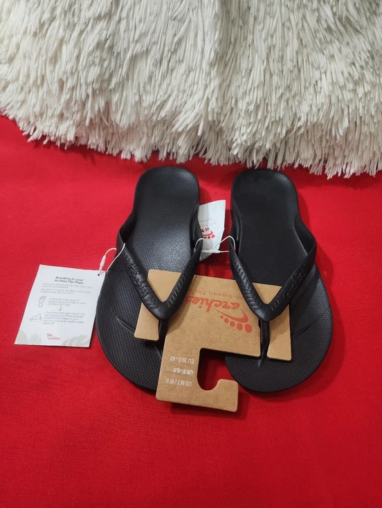 Archies Unisex Support Flip Flops - Picture 3 of 7